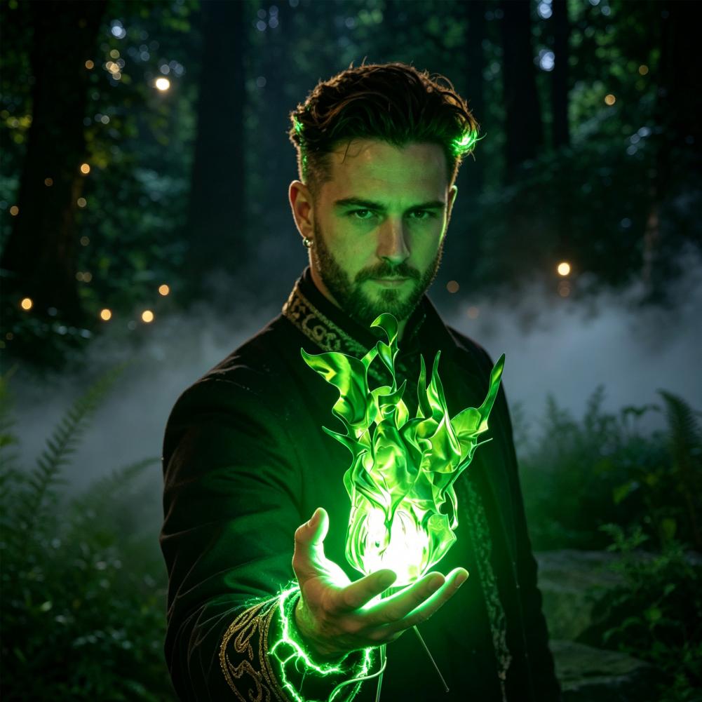 Cosplay Fireball Prop - Gesimuleerde vlam Handheld Prop Cosplay Vuurbal
