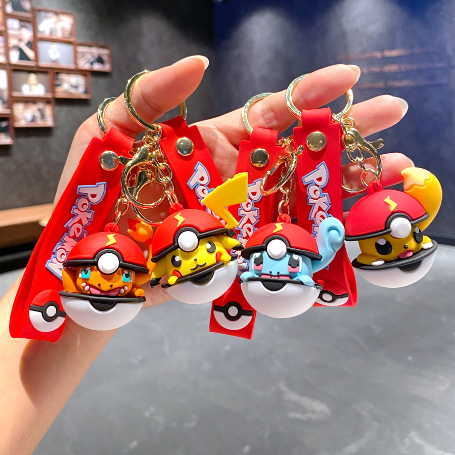 Pokeball Cosplay Prop - Pikachu Pokébal sleutelhanger voor Pokémon-fans, een