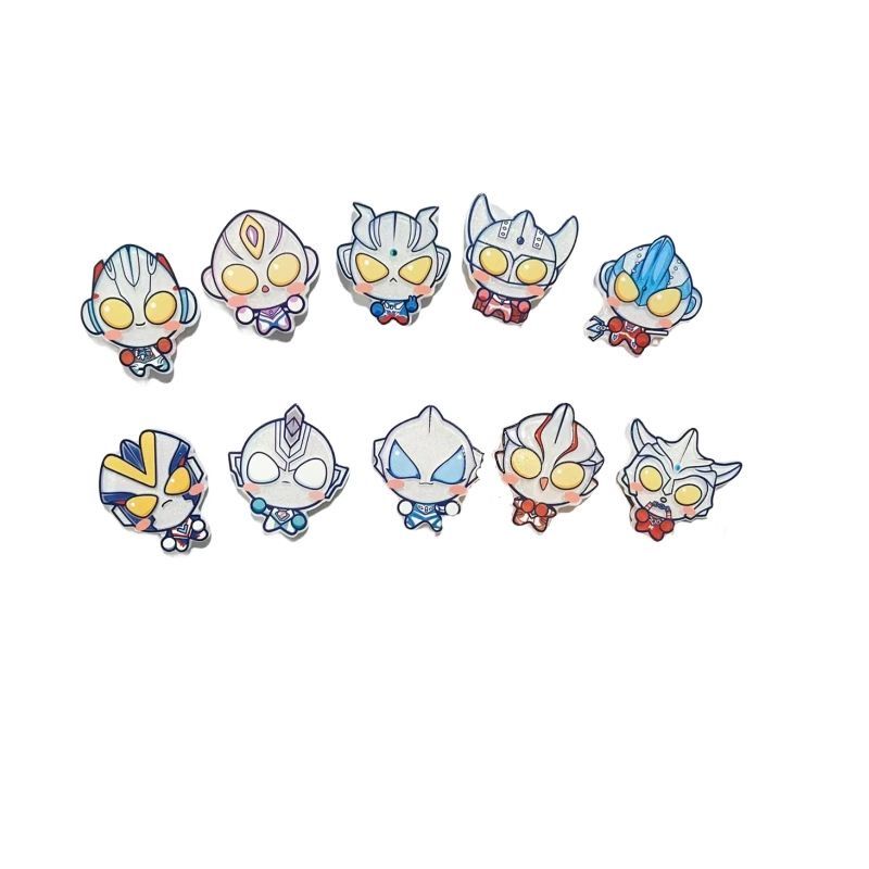 Acrylic Cosplay Prop - Creatieve cartoon Cool Ultraman koelkastmagneet, schattige