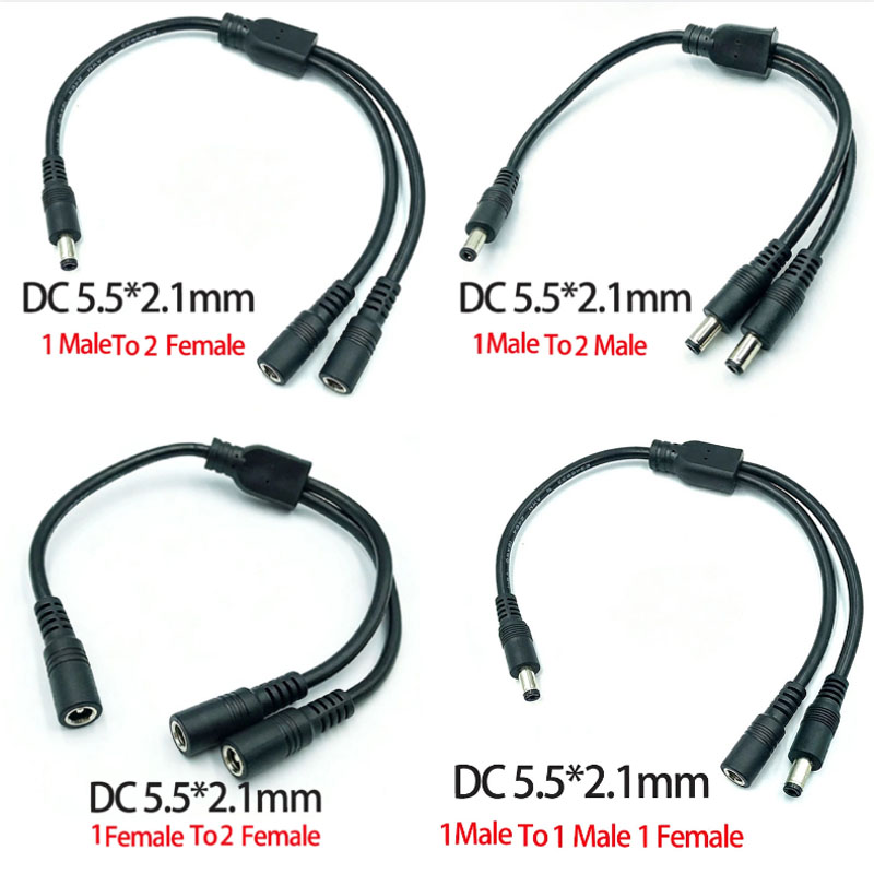 Led El Wire - 1PC DC 5.5mm * 2.1mm 1
