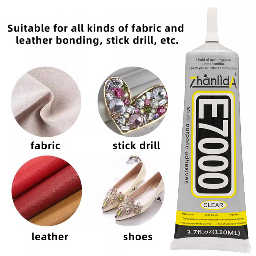 Contact Cement Glue - E7000 Lijm Helder Contact DIY Doek