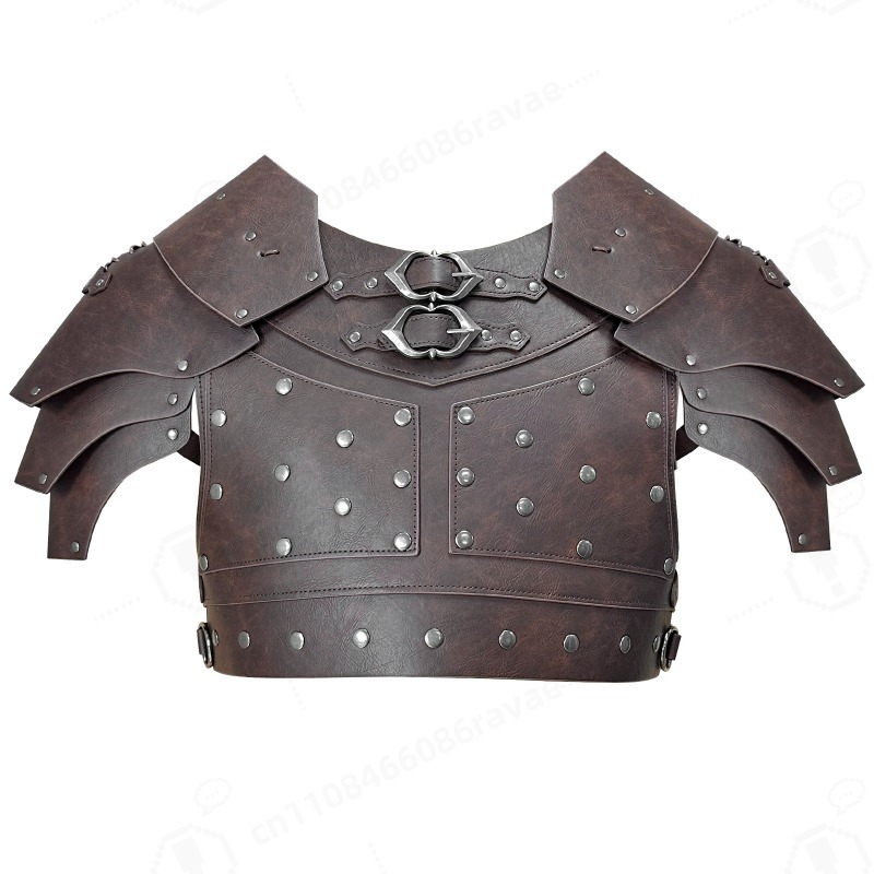 Cosplay Prop - Middeleeuwse schouder- en borstpantser met studs