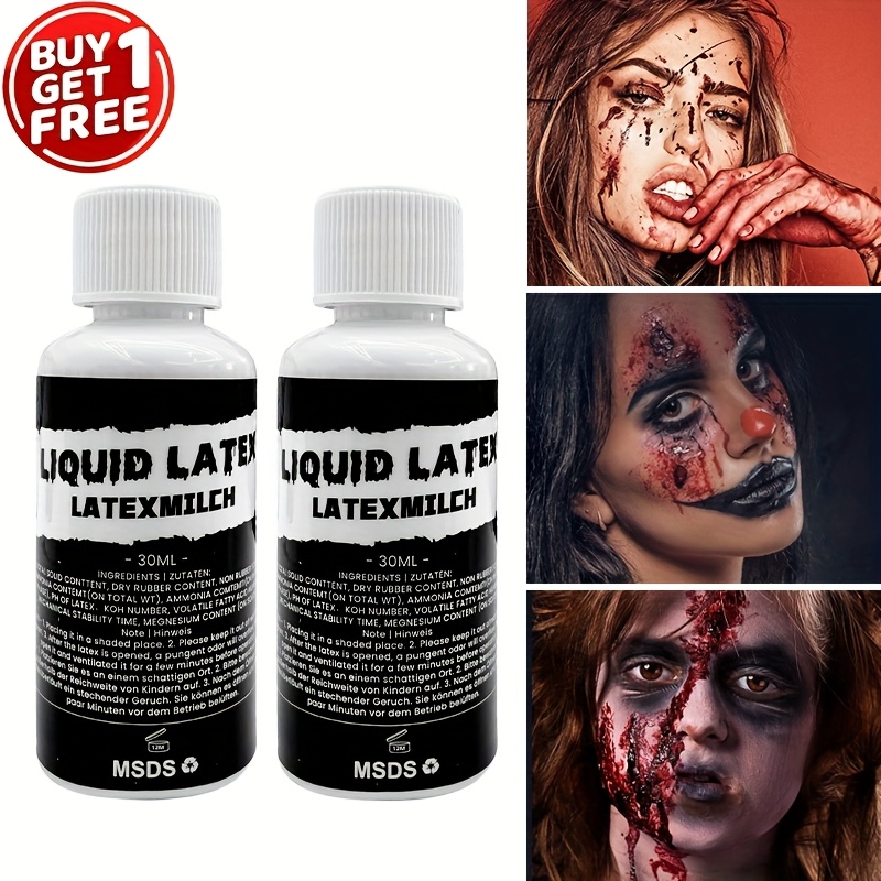 Body Paint Sfx - 2 stuks vloeibare latex Halloween SFX