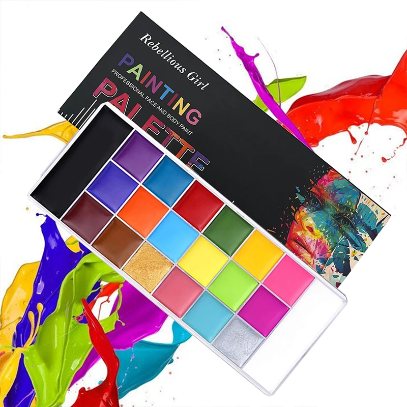 Cosplay Prop Paint - 20 kleuren gezicht lichaam olieverfschilderij verf