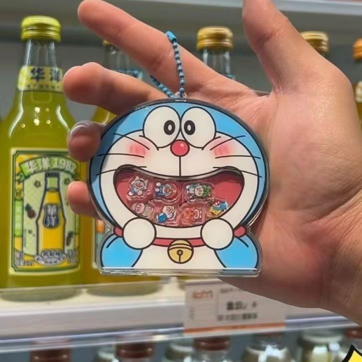 Acrylic Cosplay Prop - Doraemon Cartoon Shake Shake sleutelhanger Leuke