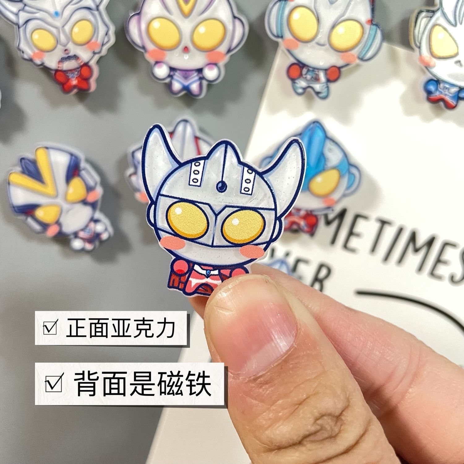 Creatieve cartoon Cool Ultrama - Acrylic Cosplay Prop recensie en prijs