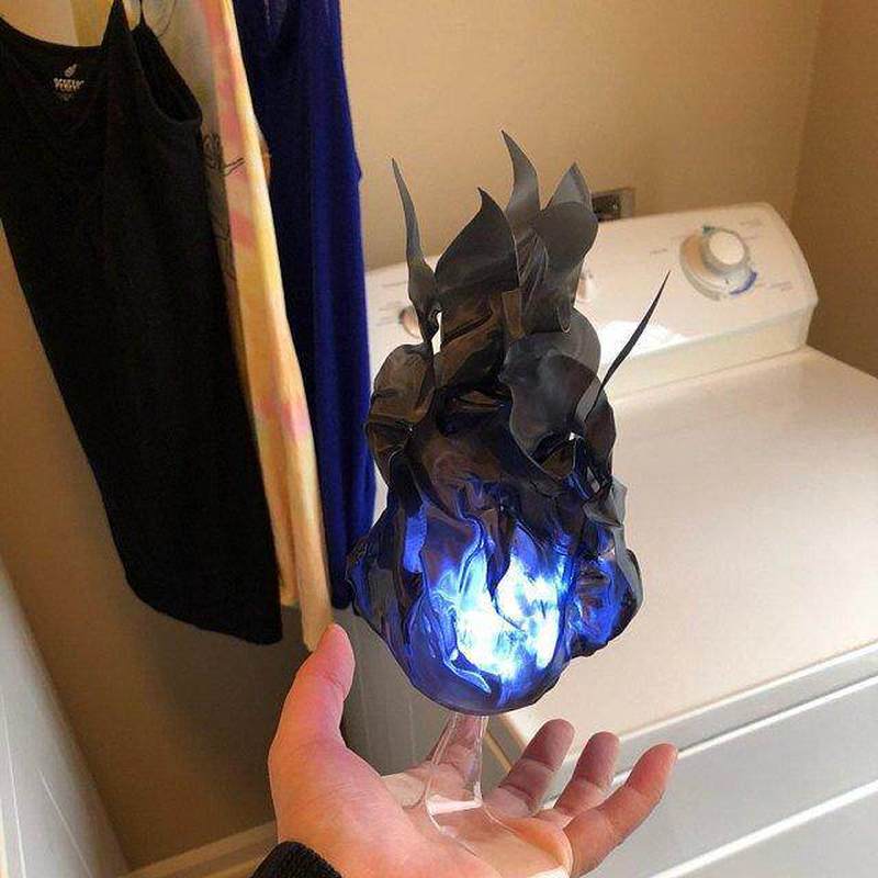 Drijvende vuurbal LED gloeiend - Cosplay Fireball Prop recensie en prijs