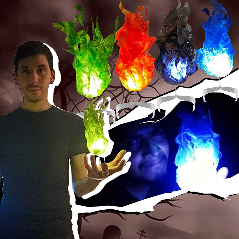 Nieuwe Halloween zwevende vuur - Cosplay Fireball Prop recensie en prijs