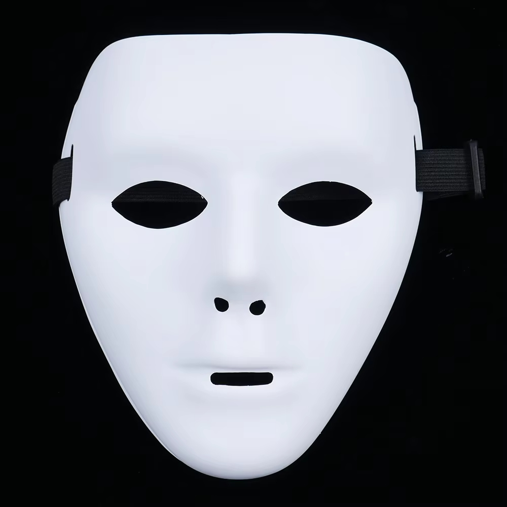 Halloween Pvc Wit Gezichtsmask - Cosplay Prop Paint recensie en prijs