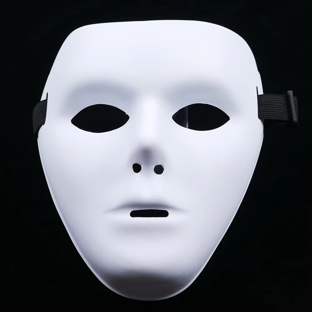 Halloween Pvc Wit Gezichtsmask - Cosplay Prop Paint recensie en prijs