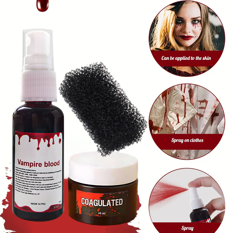 Halloween nepbloed make-upkit  - Body Paint Sfx recensie en prijs