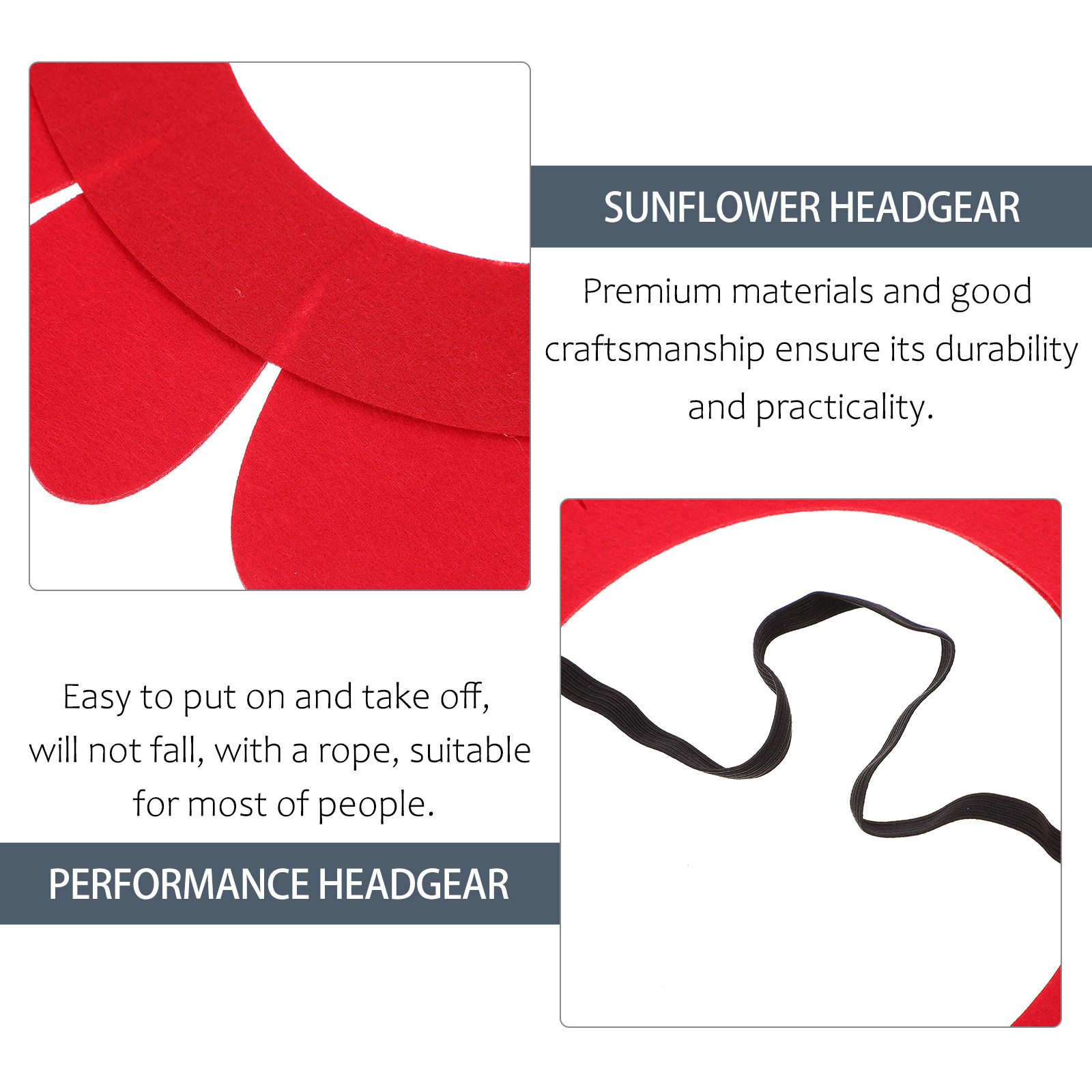 2 stuks premium vilten zonnebl - Easy Cosplay Prop recensie en prijs