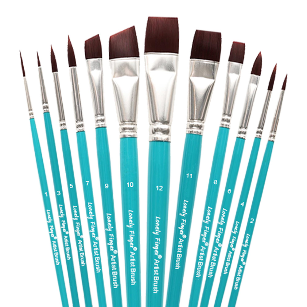 Gezichtsverfborstels, 12/24PCS - Cosplay Prop Paint recensie en prijs