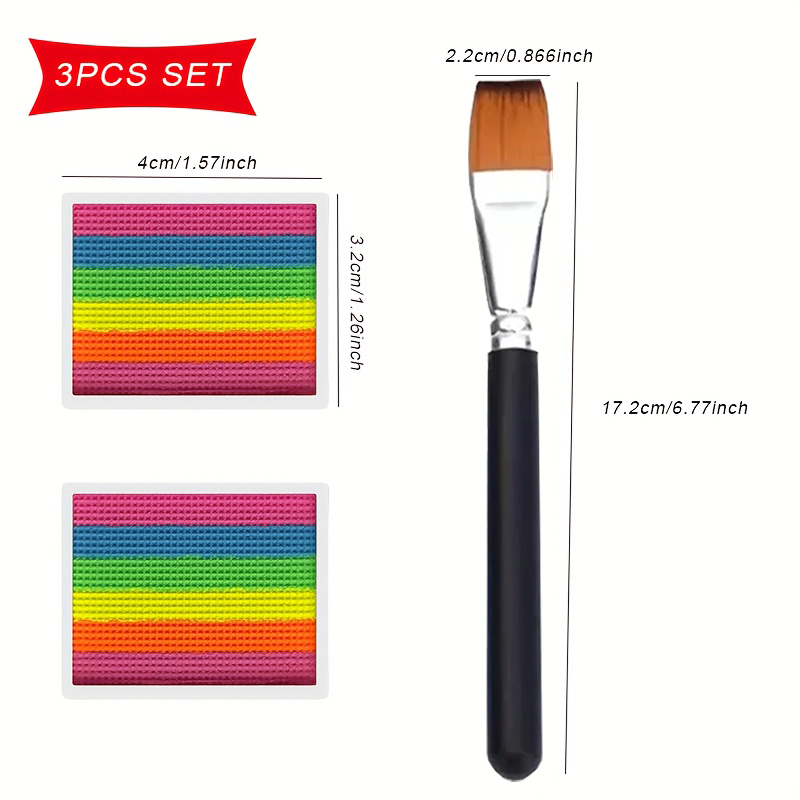 Regenboog gezichts- en lichaam - Body Paint Sfx recensie en prijs