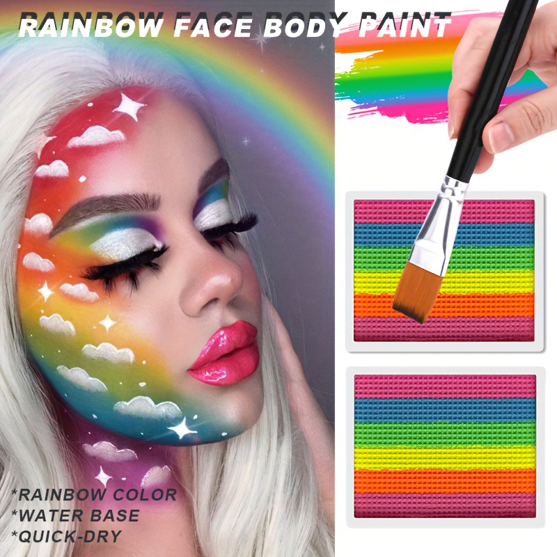 Regenboog gezichts- en lichaam - Body Paint Sfx recensie en prijs