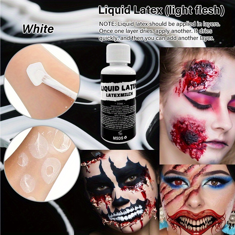 2 stuks vloeibare latex Hallow - Body Paint Sfx recensie en prijs