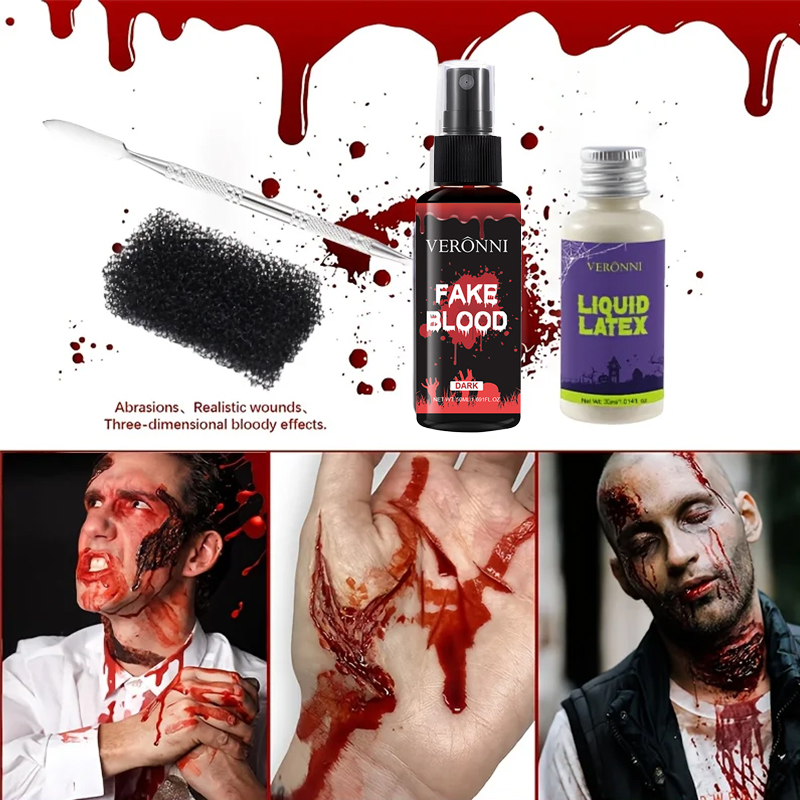 Vloeibare latex SFX make-upkit - Body Paint Sfx recensie en prijs