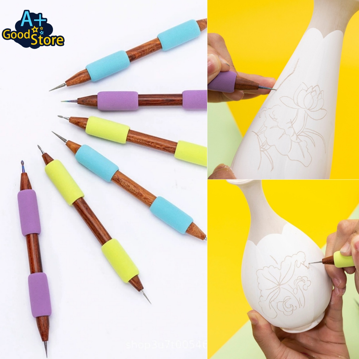 Dubbelzijdige diamantpunt pott - Foam Clay Sculpt recensie en prijs