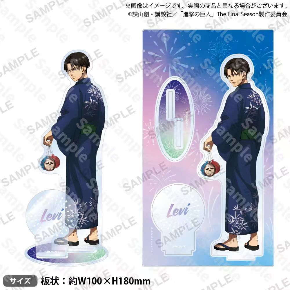 Aanvallende reuzen Levi beeldj - Acrylic Cosplay Prop recensie en prijs