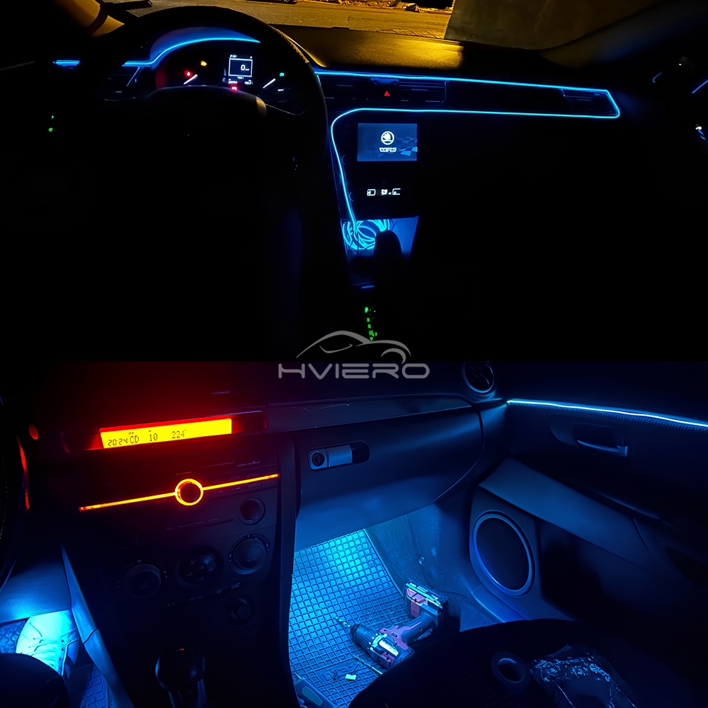 1/2/3/5M Auto Interieur Sfeerl - Led El Wire recensie en prijs