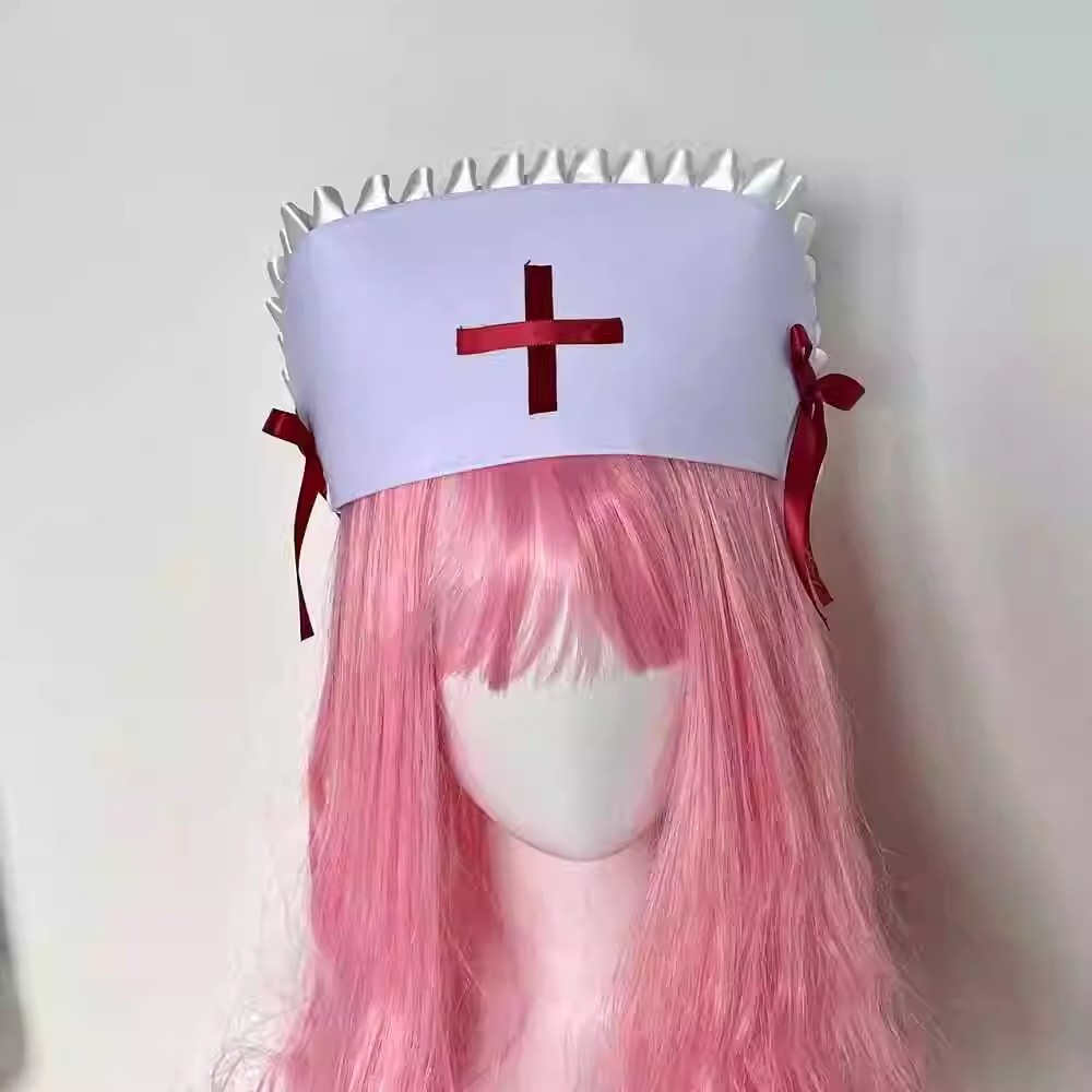 Cosplay verpleegster cap hoed  - Cosplay Prop Bow recensie en prijs