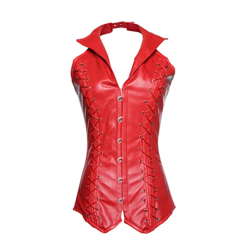 Sexy Retro Hof PU Kunstleer St - Boning Corset Steel recensie en prijs